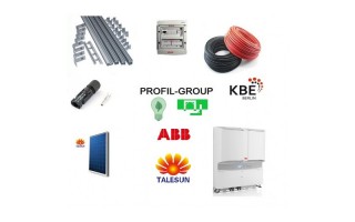 Комплект солнечной электростанции (СЭС) 10кВт инвертор ABB + панели Talesun