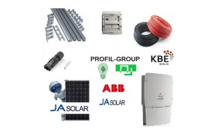 Комплект солнечной электростанции (СЭС) 30кВт инвертор ABB + панели Ja Solar